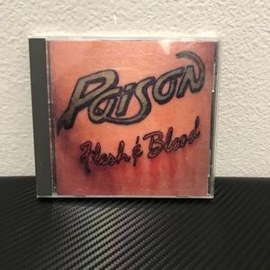Poison Flesh And Blood CD (Capitol Records, 1990) CDP-7 918132 Very‎ Good +